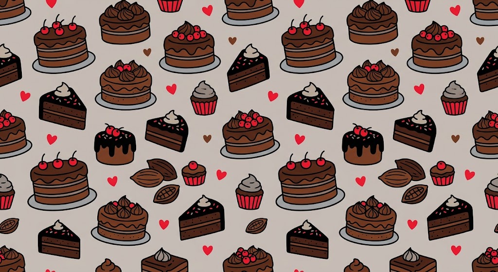 Imagem de um fundo com bolos!